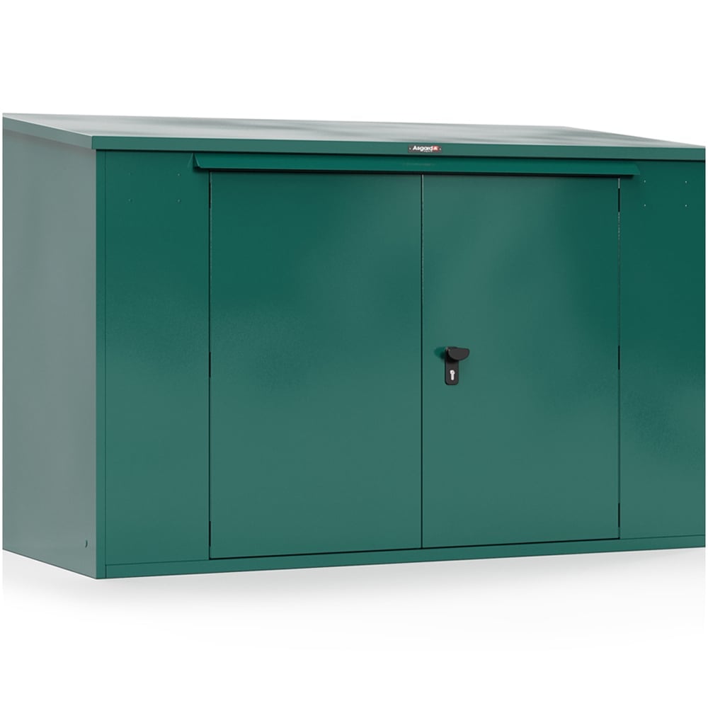 Asgard Annexe Secured by Design 6 x 3ft Double Door Green Caravan Storage Shed Image 2