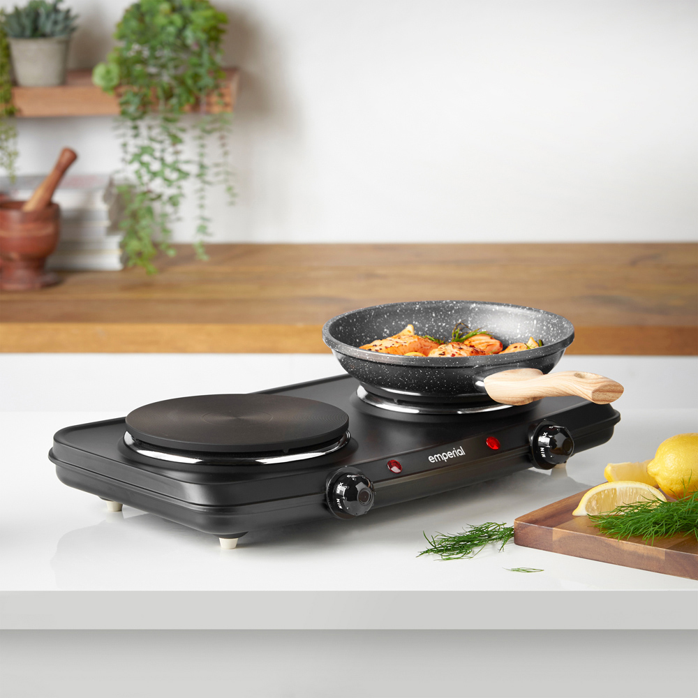 Emperial EM-DP-B2 Double Hotplate Portable Camping Electric Hob Image 4
