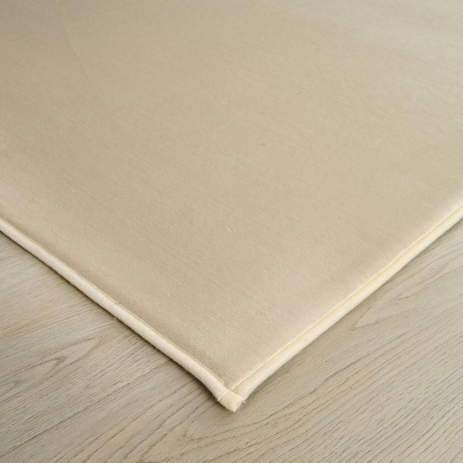 Flenno Rug Minimalist Cosy Flannel RugSand | Homebase