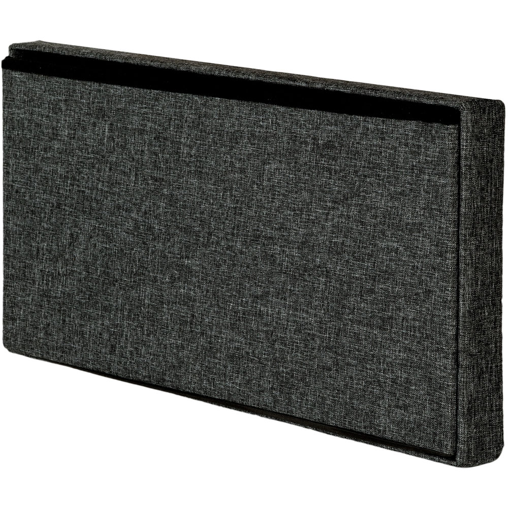 tectake Dark Grey Foldable Padded Stool with Storage Image 6