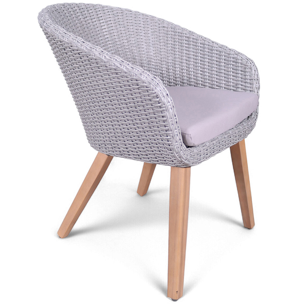 Royalcraft Lune Sol 4 Seater Round Concrete Dining Set Image 3