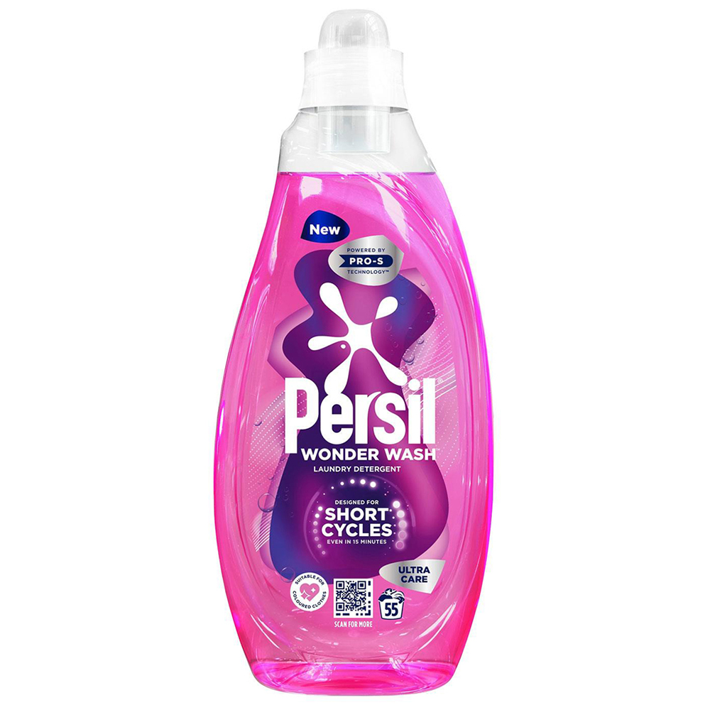 Persil Bio Ultra Care Laundry Detergent 55 Washes 1.485L 2 Pack Image 2