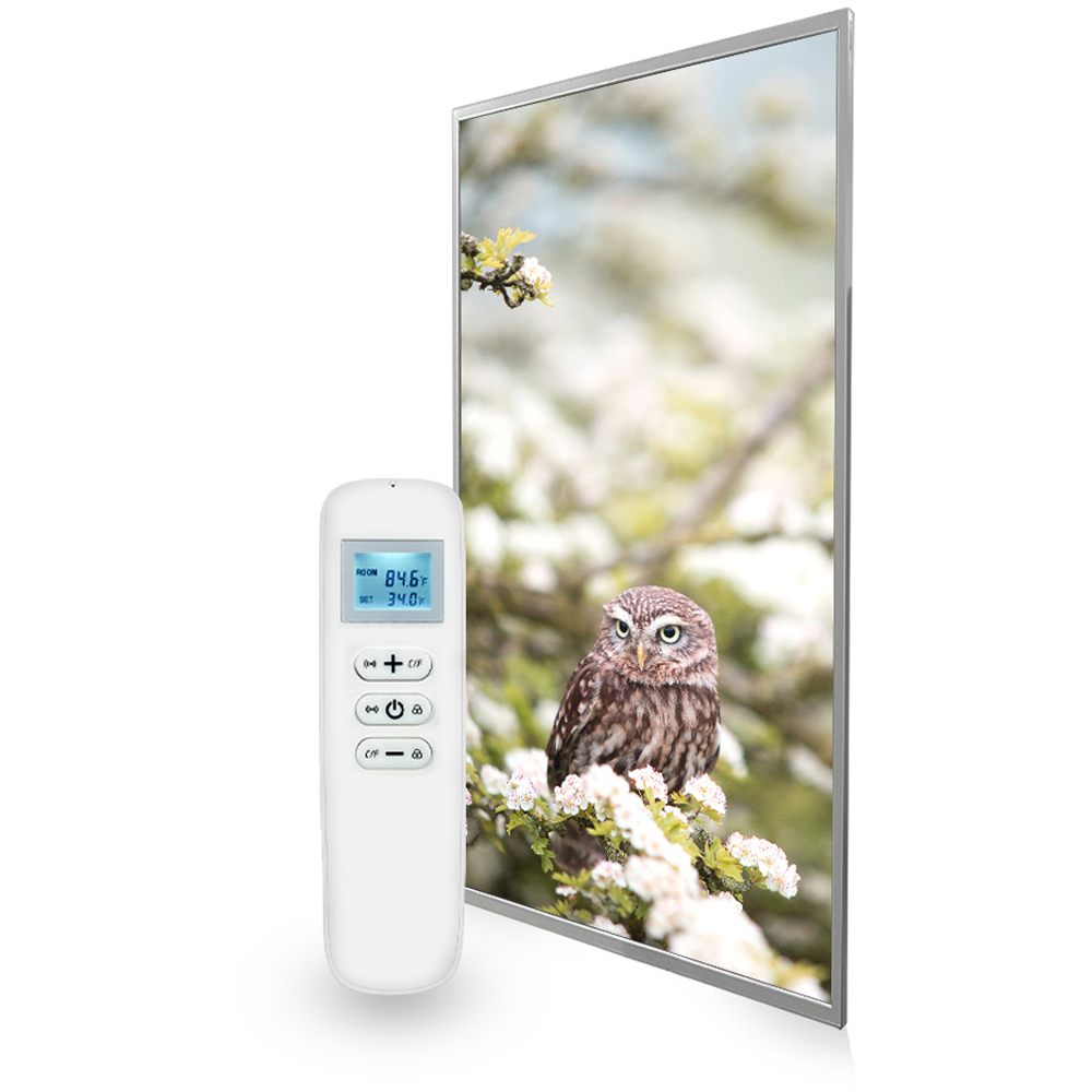 Mirrorstone Nexus Owl In The Spring Picture Wi-Fi Infrared Heating Panel 700W 595 x 1195mm Image 2