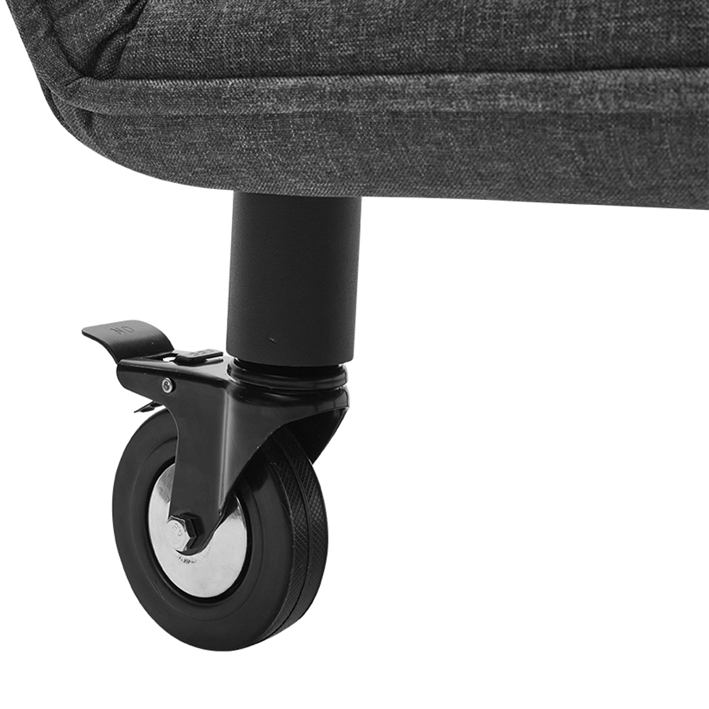 Living and Home Grey Single Seater Sofa Bed Image 5