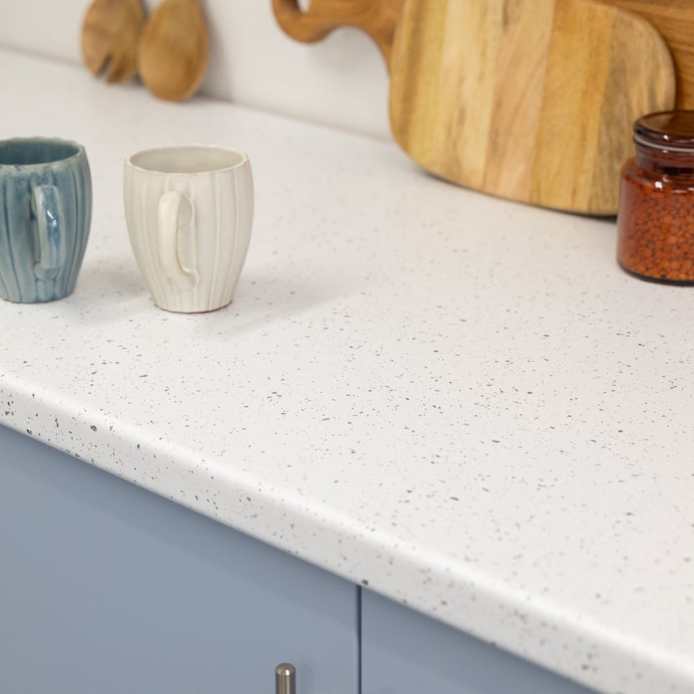 d-c-fix White Granite Quartz Matt Self-Adhesive Plastic Vinyl Wrap Film 67.5cm x 2m 3 Pack Image 7