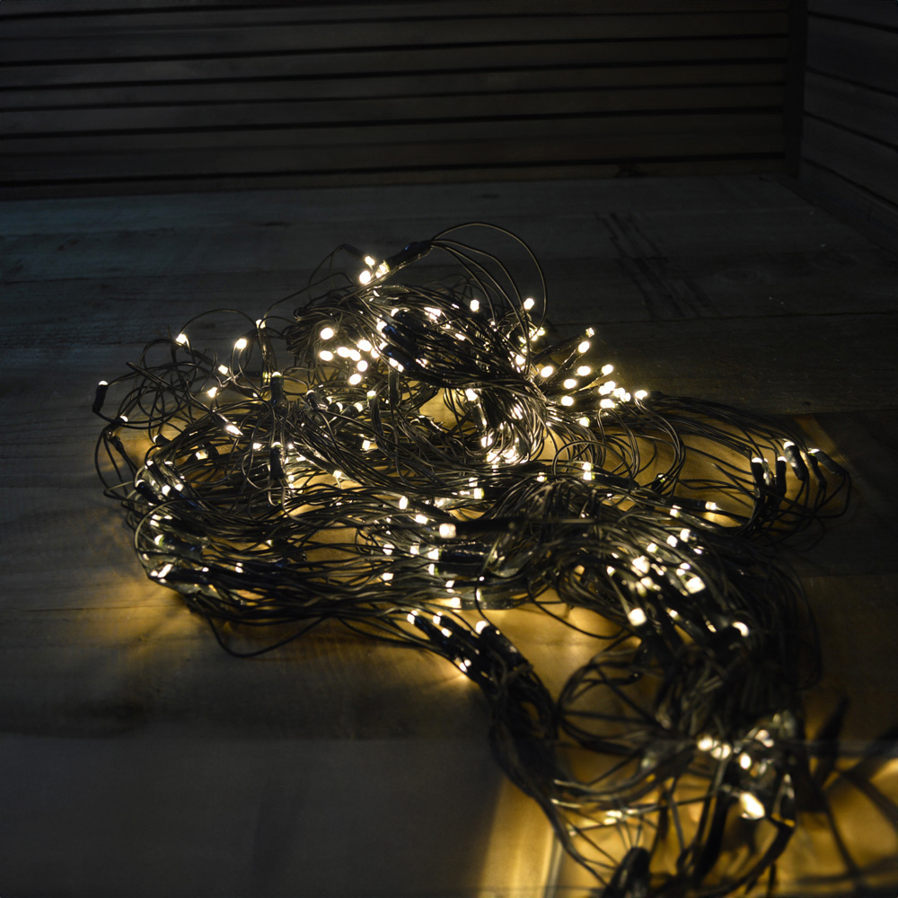 Samuel Alexander 360 Warm White LED Window Christmas Net Light 3.5m Image 6
