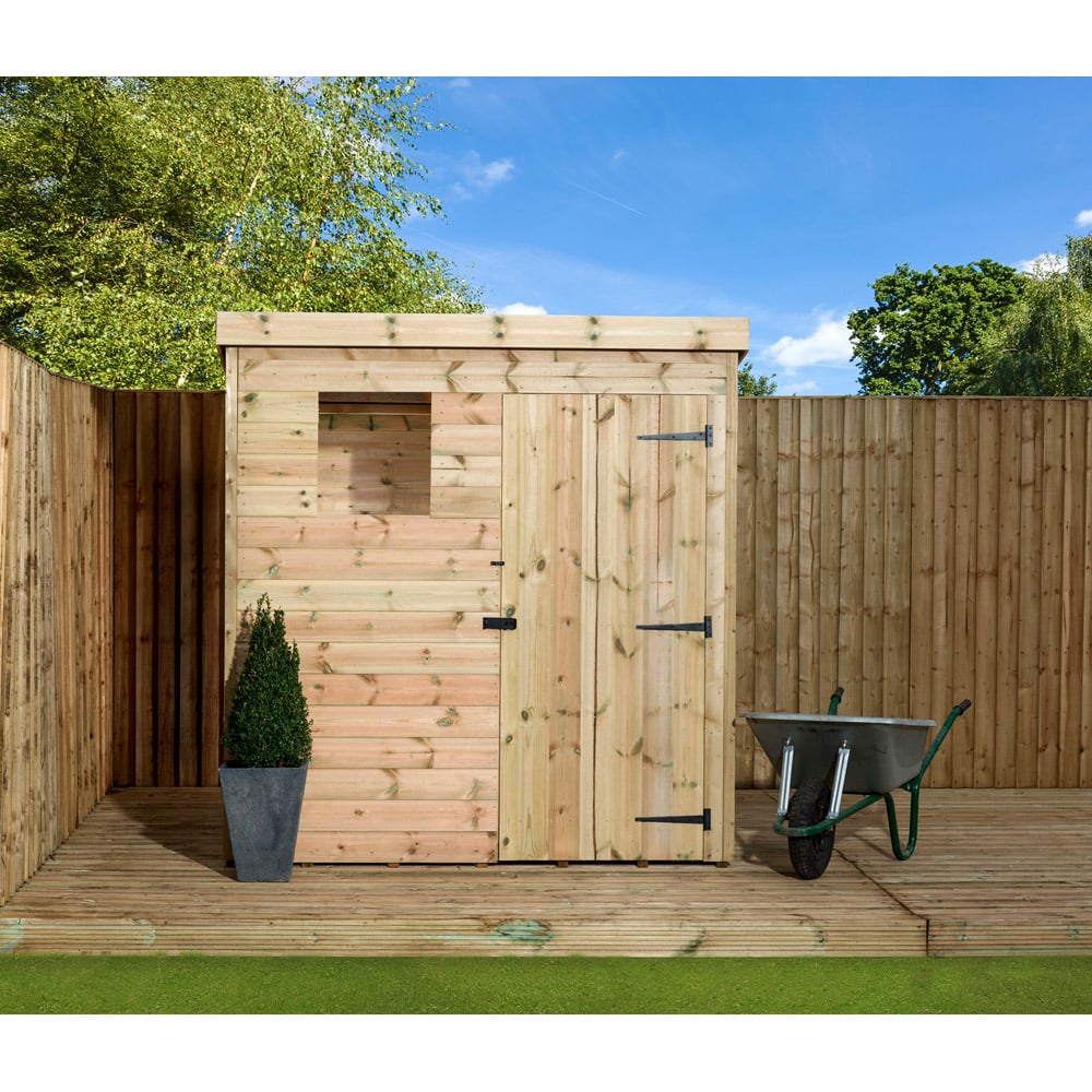 Empire Sheds 1500 6 x 5ft Right Door Tongue and Groove Pent Garden Shed Image 3