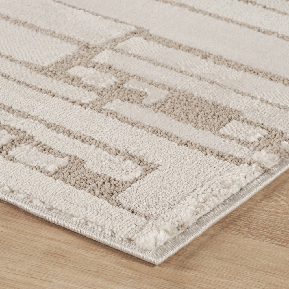 Desire Rugs Hamilton Mocha Bold Geometric Rug 80 x 150cm Image 4