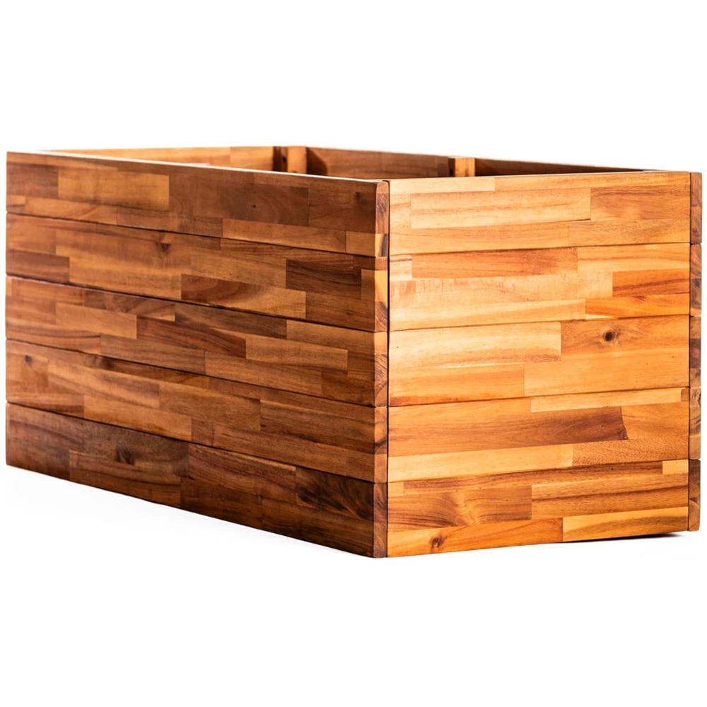 Thompson & Morgan Acacia Large Rectangular Planter 98 x 45.5 x 42.5cm Image 3