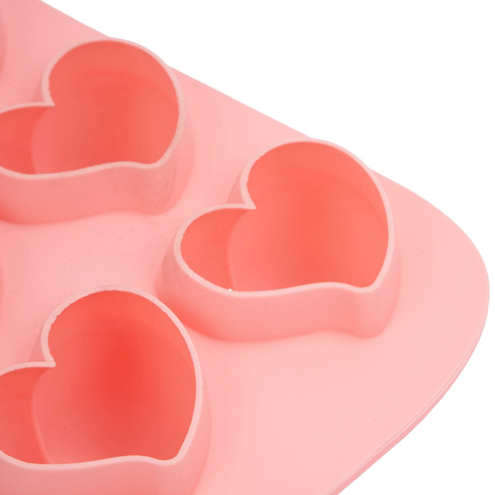 Heart Ice Cube Silicone Mould - Pink Image 5