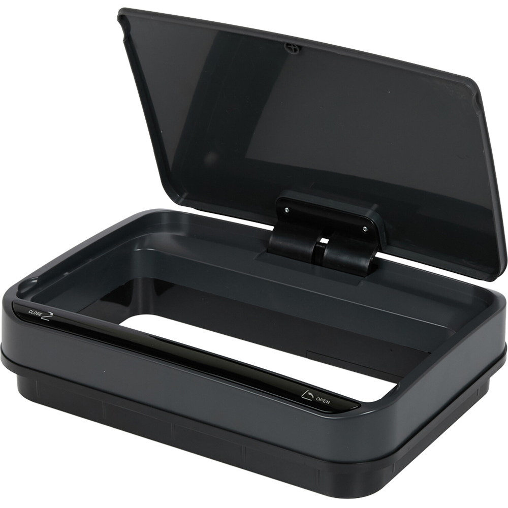 Living Solutions Sensor Bin Dark Grey Image 4