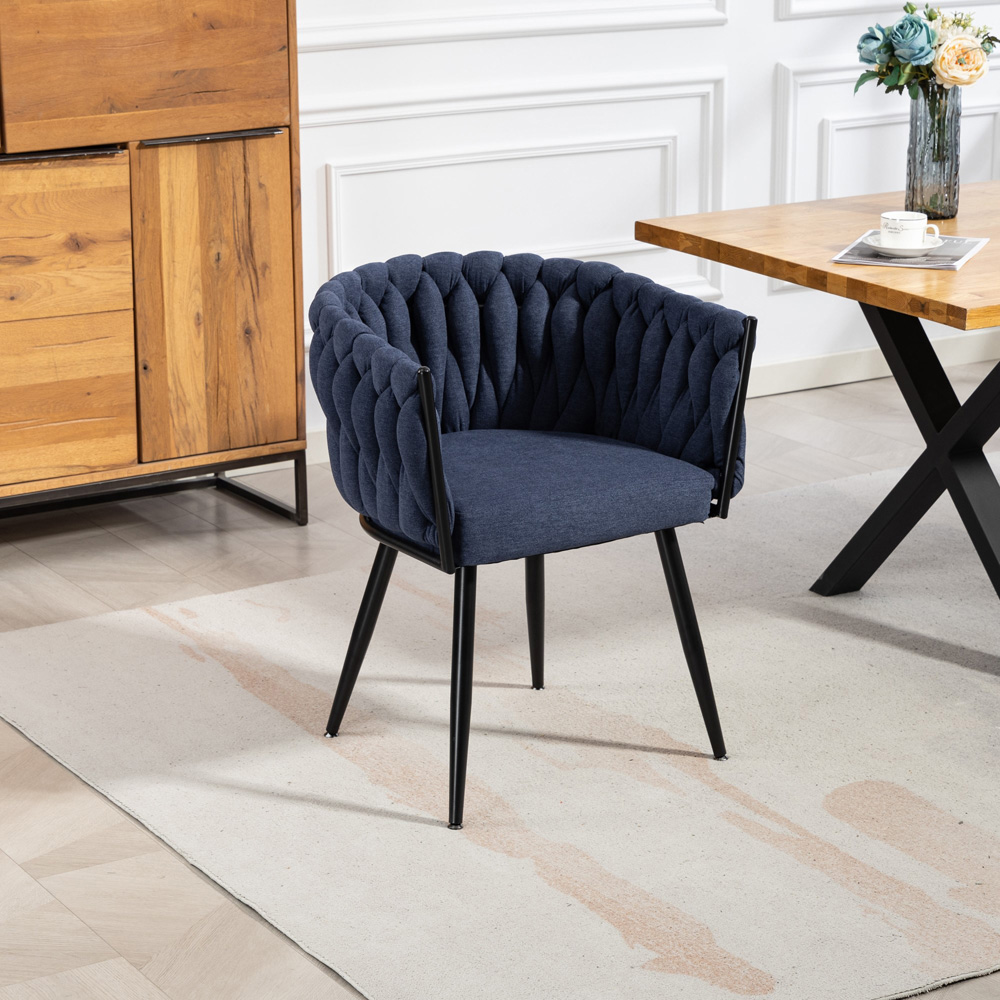 Artemis Home Aneta Set of 2 Denim Dining Chairs Image 7