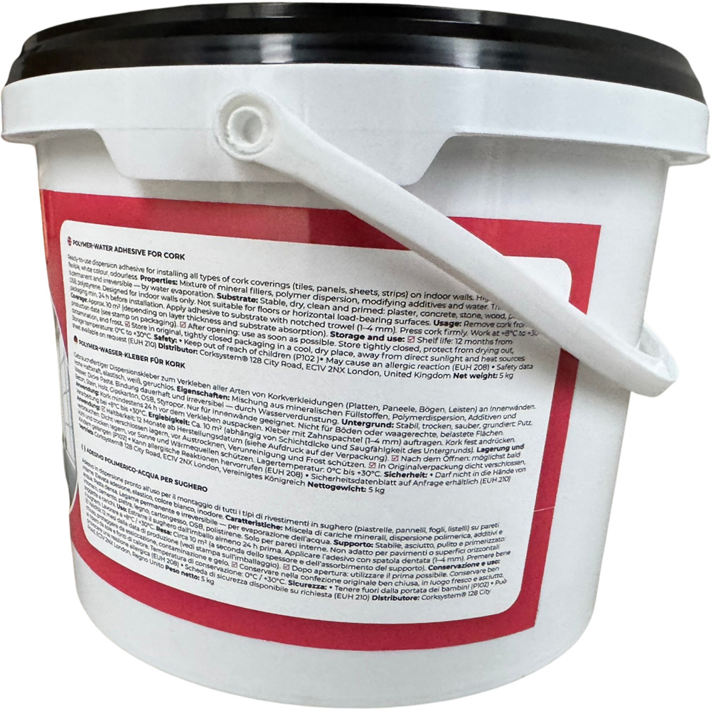 Corksystem Professional Polymer-Water Adhesive for Cork 5kg Image 2