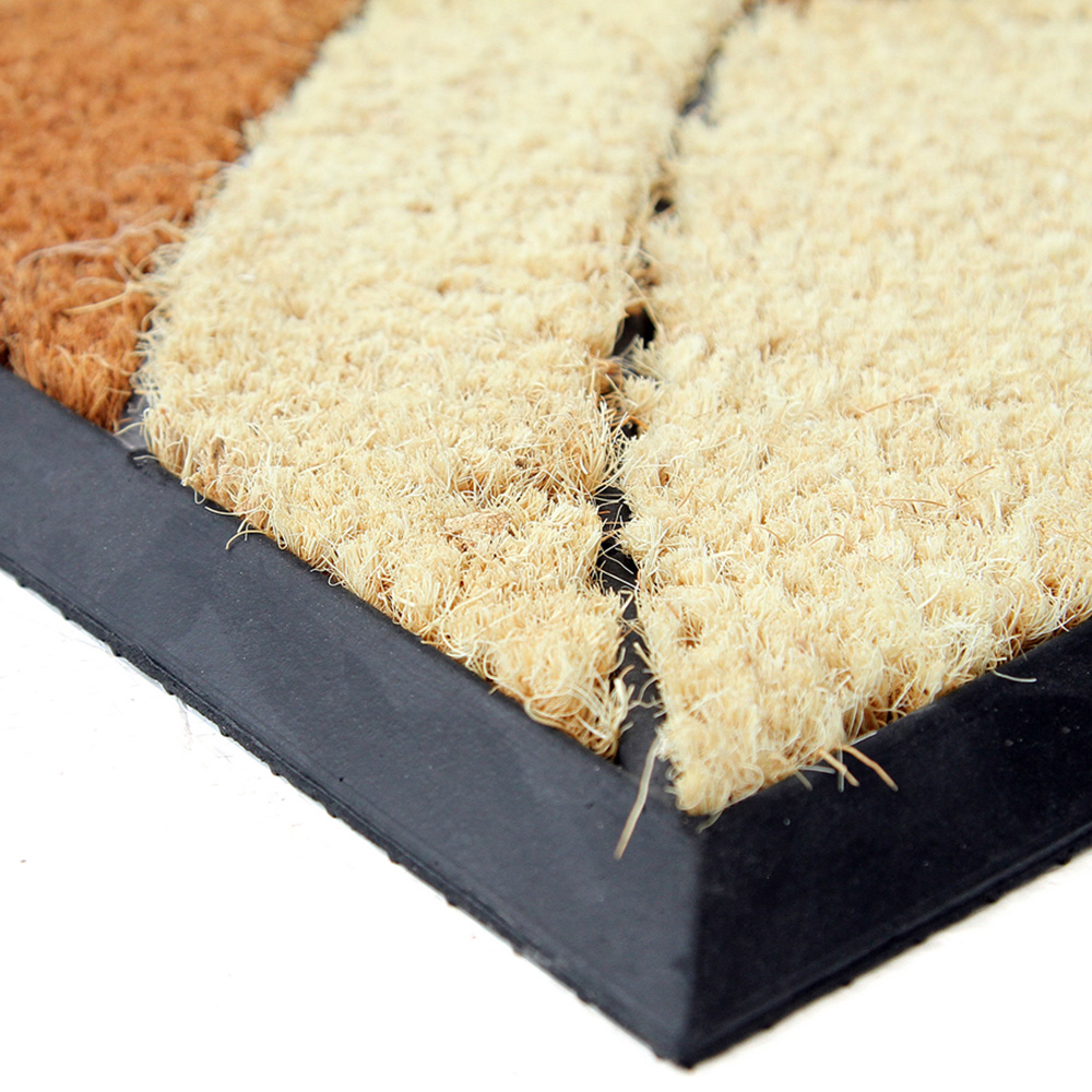 Coco & Coir Palm Cluster Coir Door Mat 45 x 75cm Image 3