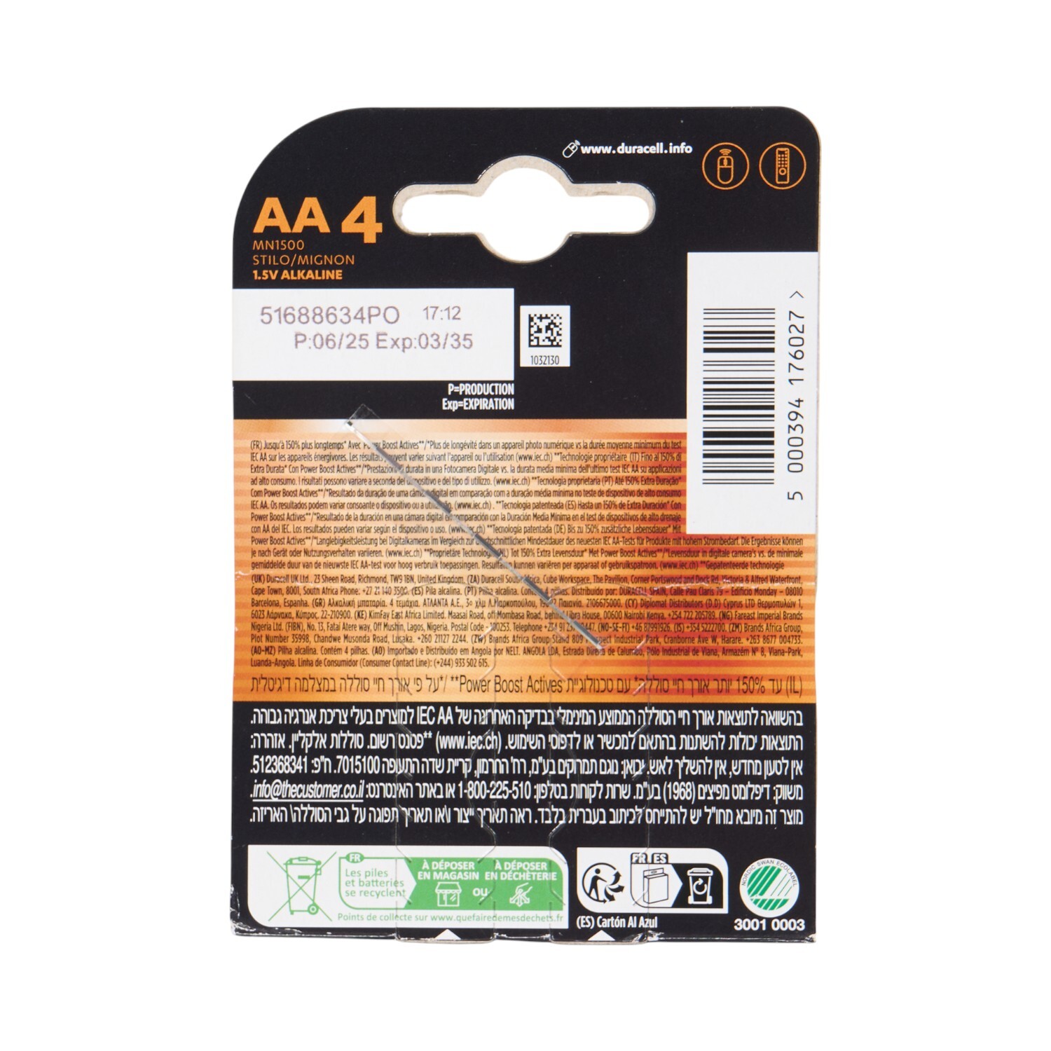 Duracell Power Boost Active AA Batteries 4 Image 2