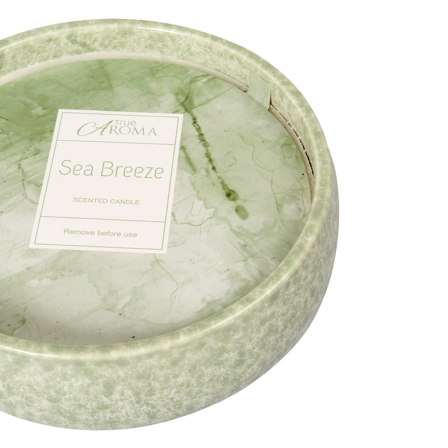 Sea Breeze Reactive Glaze Candle - Green Image 3