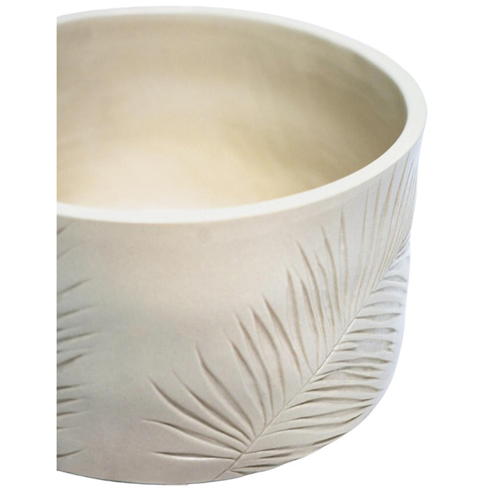 Ivyline Kew Ivory Stoneware Sago Palm Bowl 24cm Image 2