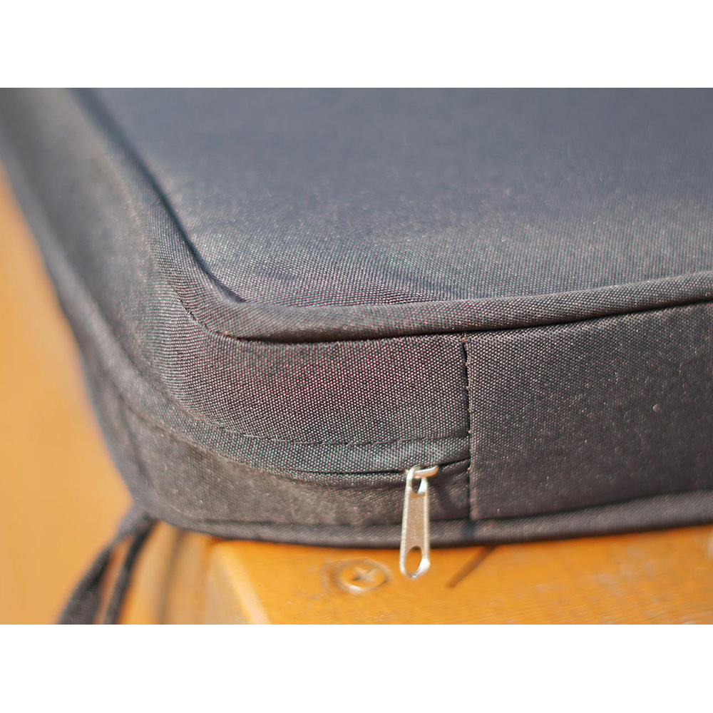 Gr8 Garden 2 Seater Black Patio Bench Pad Image 3