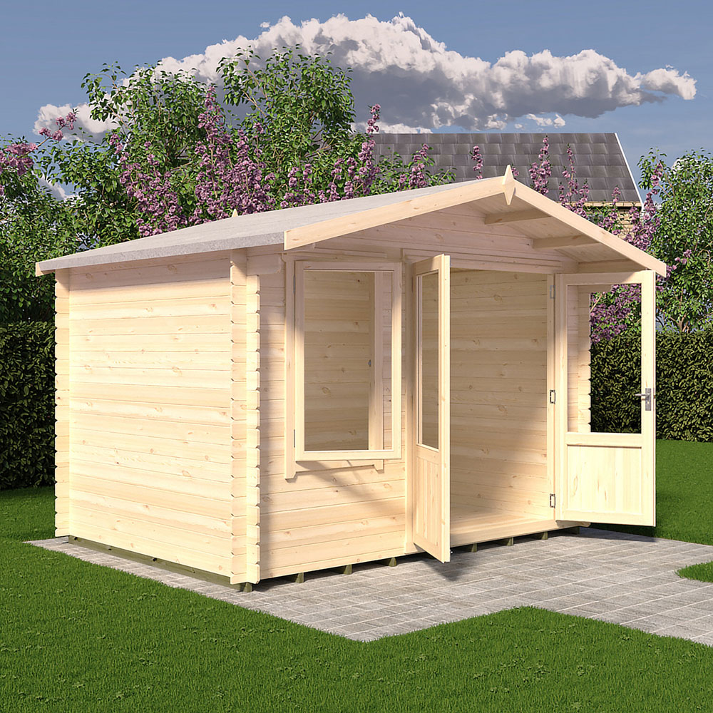 Shire Berryfield 11 x 8ft Wooden Log Cabin Image 4