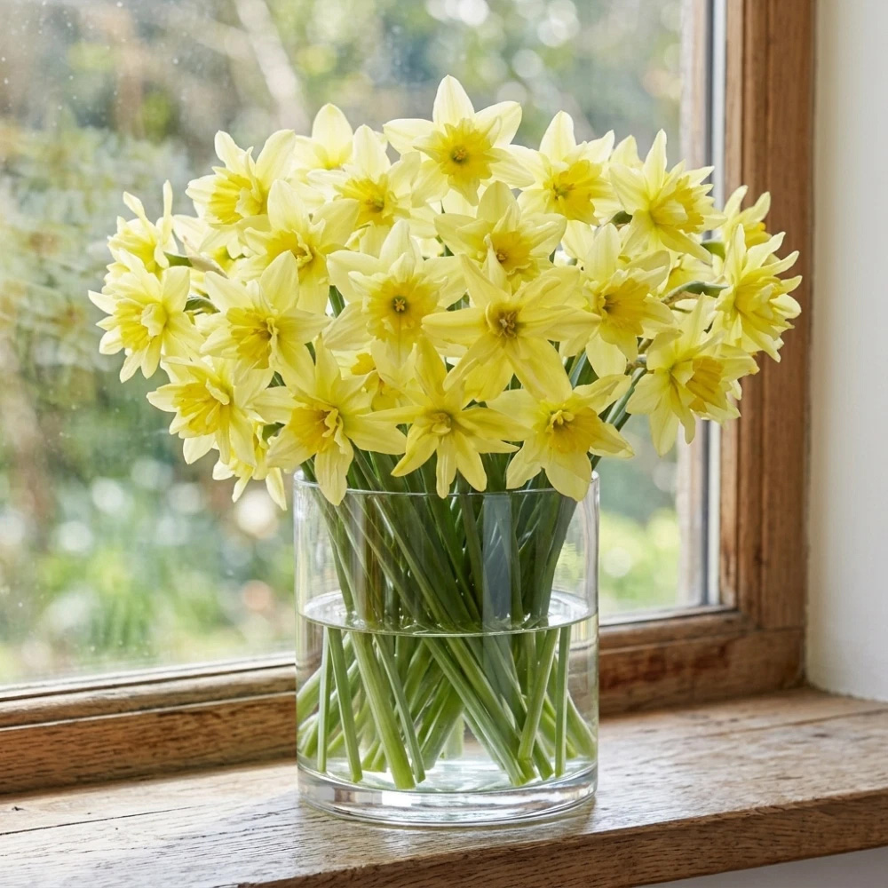 Thompson and Morgan Narcissus Viridi Double Autumn Planting Bulb 16 Pack Image 4