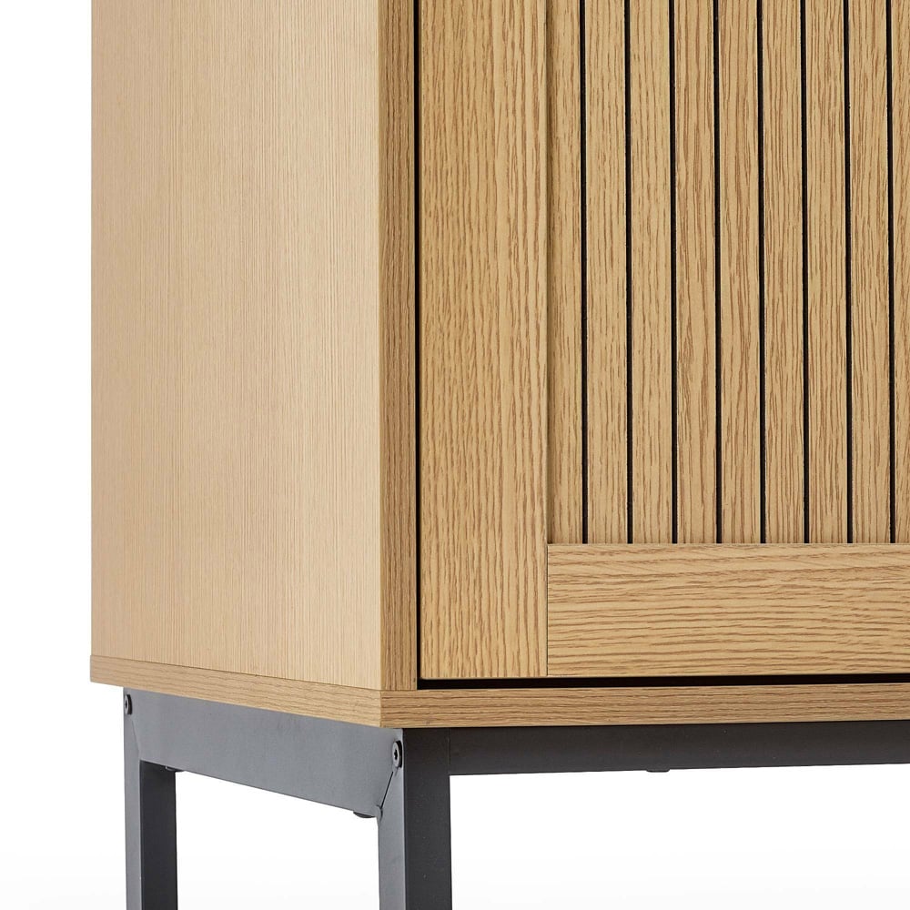 Julian Bowen Sia 2 Door Warm Wood Wardrobe Image 7