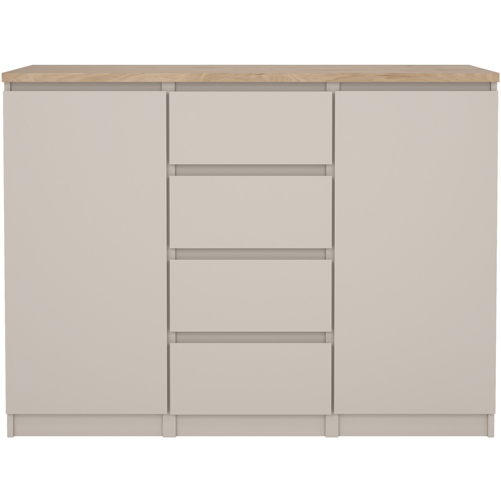 Florence Naia 2 Door 4 Drawer Cashmere Jackson Hickory Sideboard Image 3