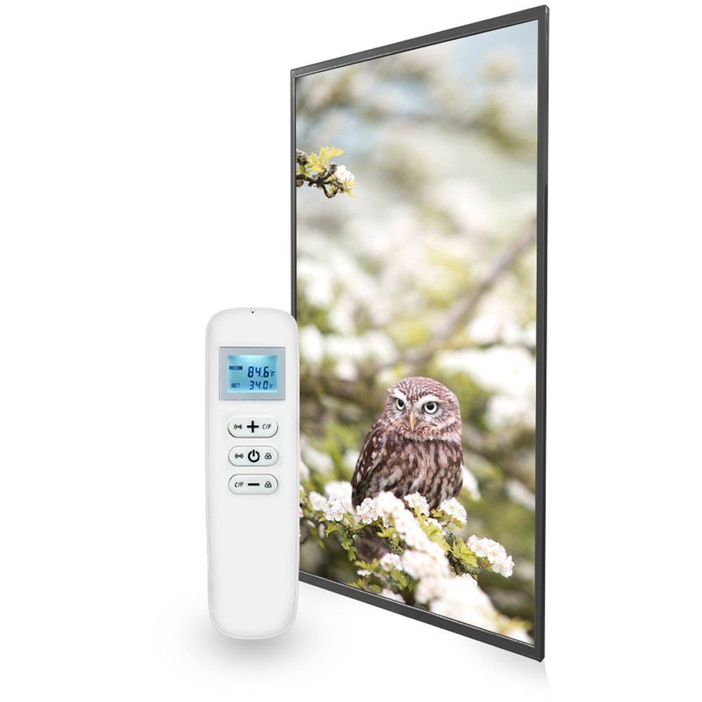 Mirrorstone Nexus Owl In The Spring Picture Wi-Fi Infrared Heating Panel 700W 595 x 1195mm Image 3