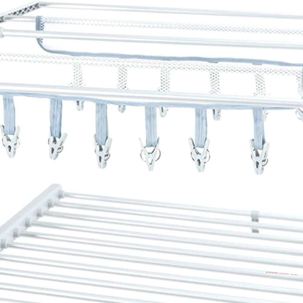 GlamHaus Heated Clothes Airer and Cover Image 5