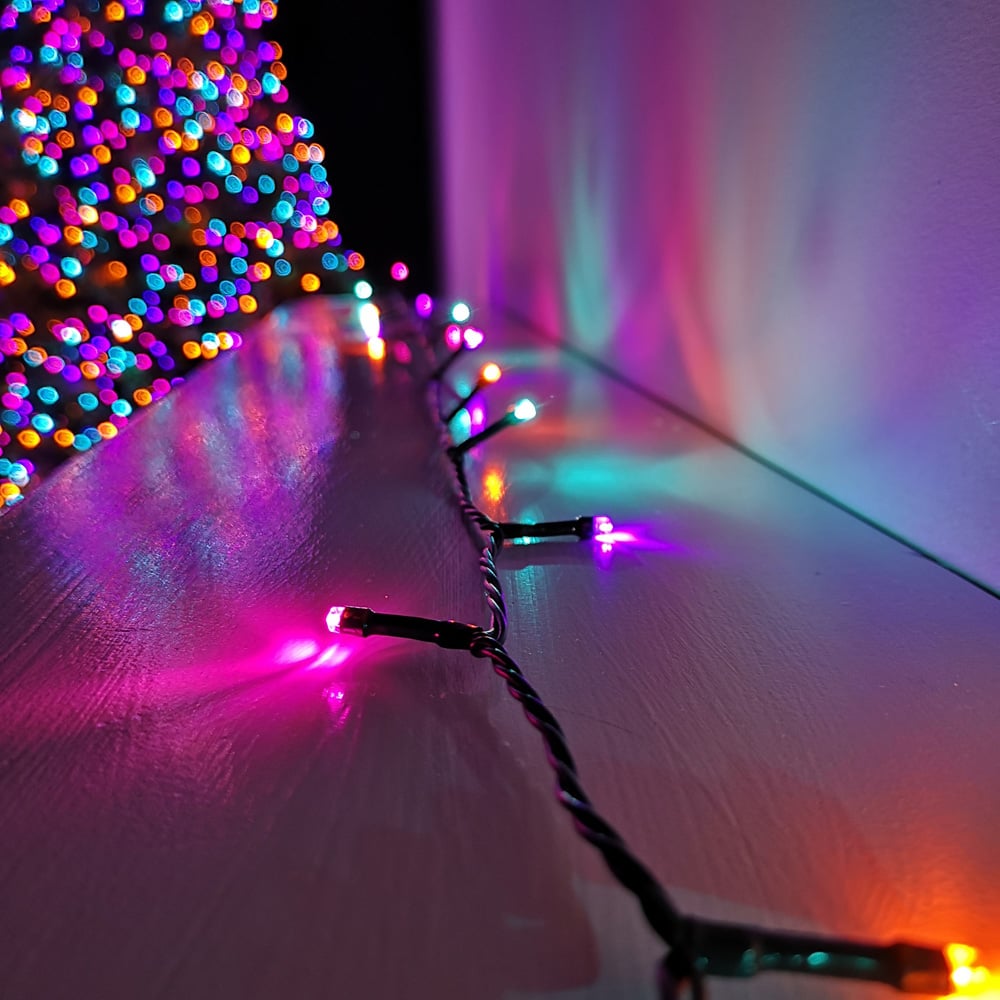 Premier SupaBrights 480 Rainbow LED Multi-Function Christmas String Light 38.3m Image 4