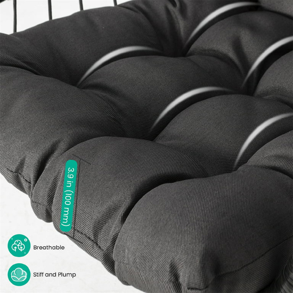 Furniture One Wicker Hanging Egg Chair Image 7