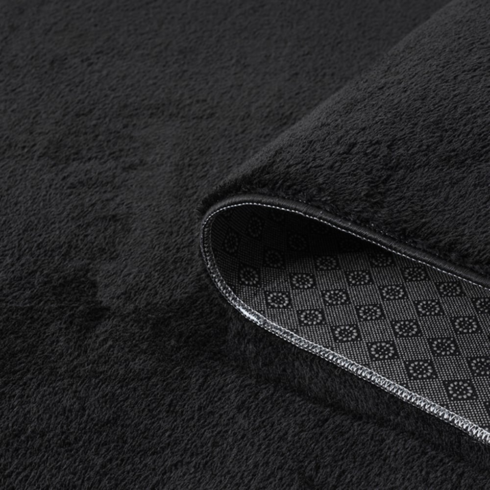 Desire Rugs Comfy Black Anti Slip Felt Backing Rug 200 x 280cm Image 3