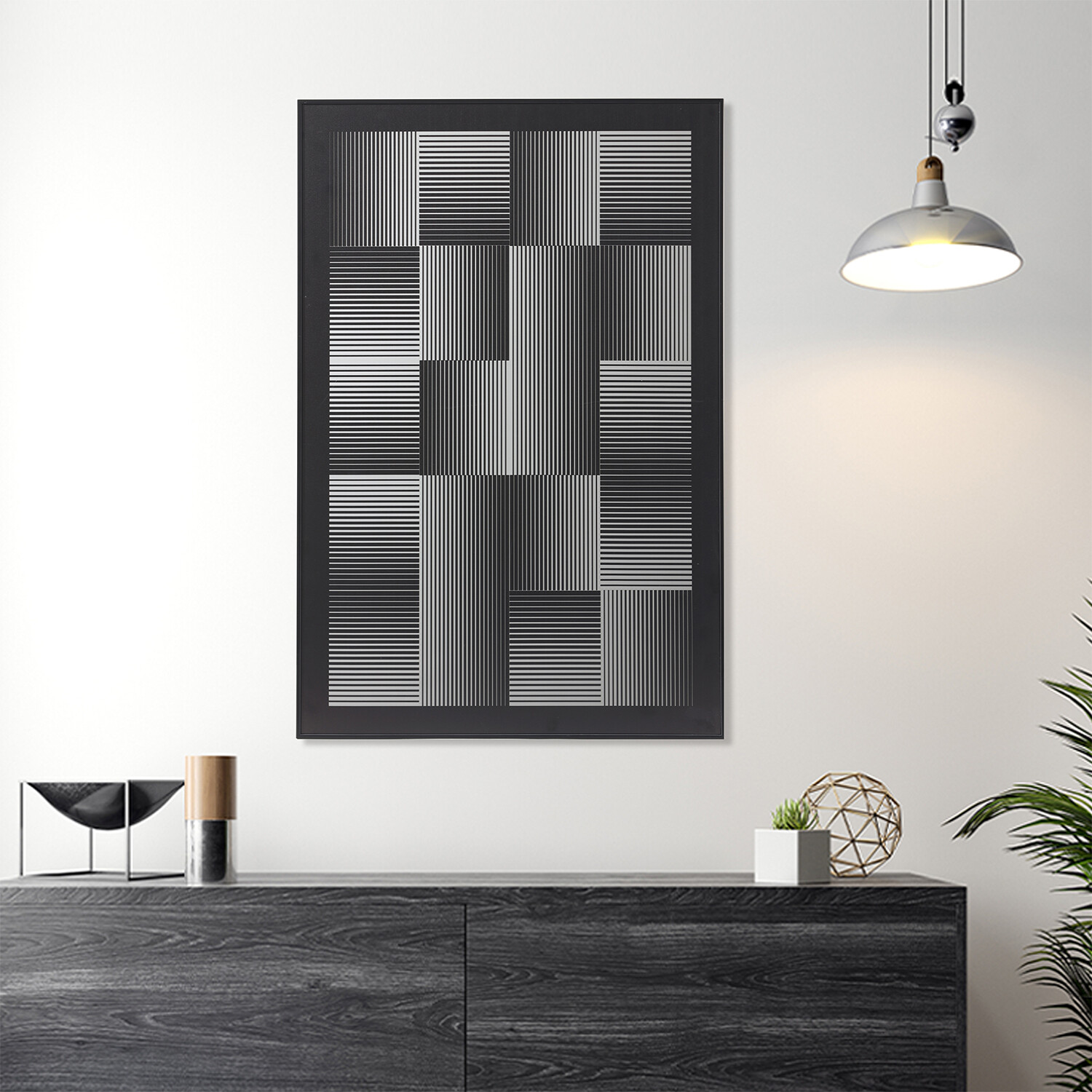 Monochrome Mirrored Art Monochrome Image 3