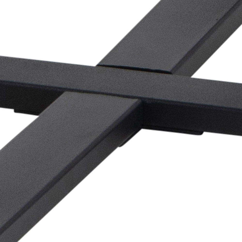 Florence Amble Black Marble Melamine Top Round Coffee Table Image 8