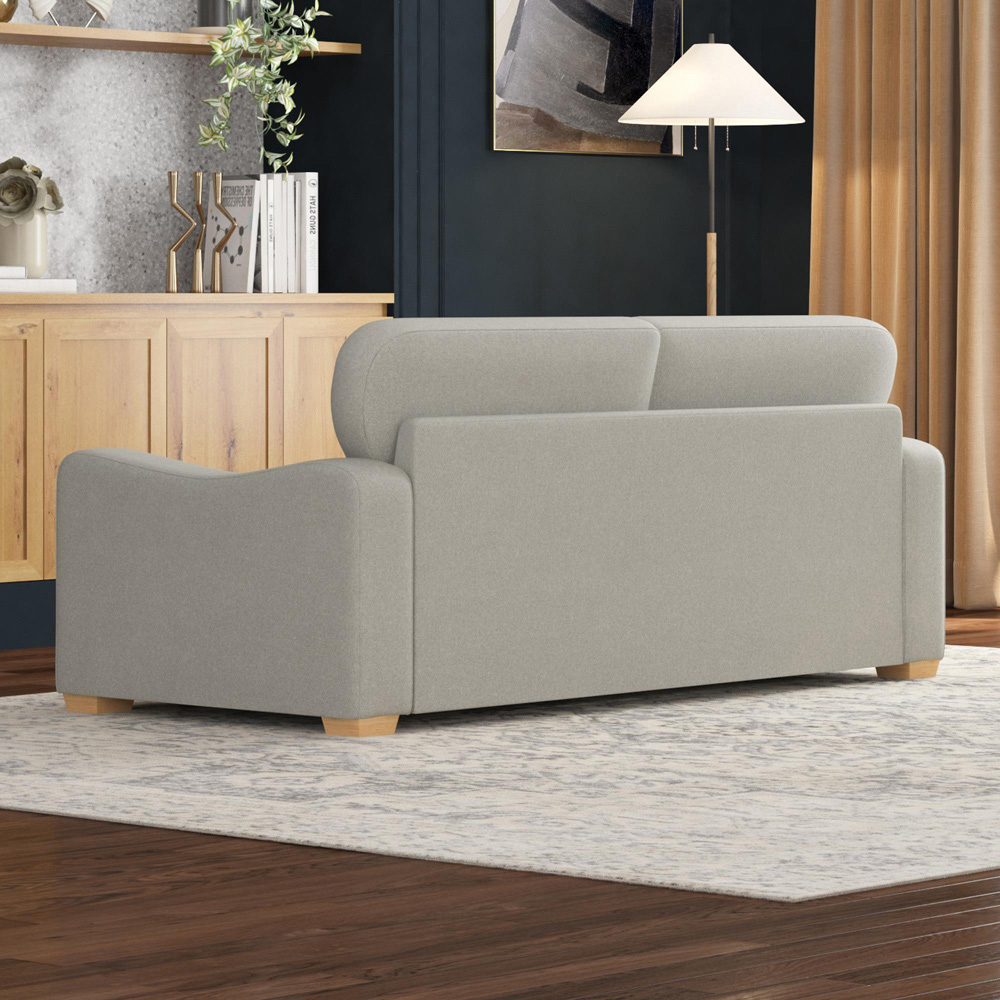 Theadford 3 Seater Venice Mink Fixed Back Sofa Image 5