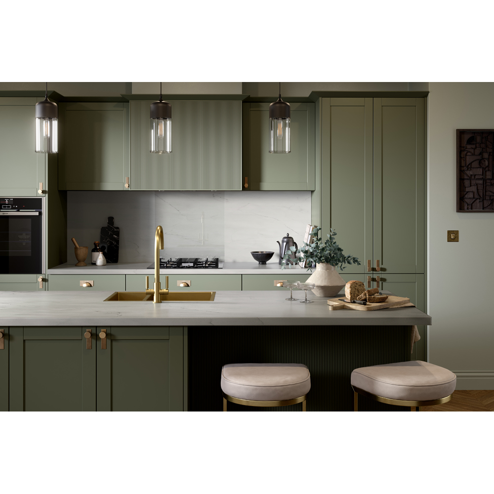 Omega Classic Paros Marble Postformed Laminate Worktop 4100 x 600 x 38mm Image 2