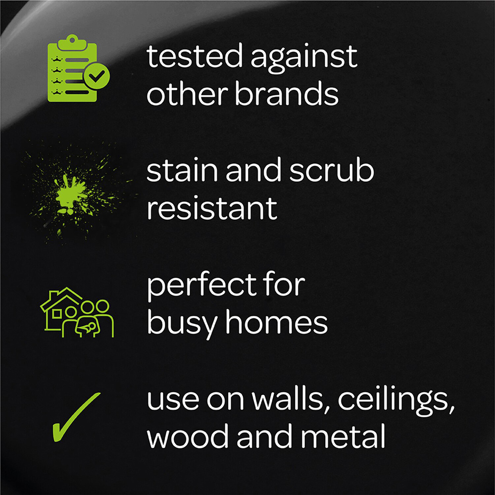 Crown Silk Emulsion Paint - Midnight Navy Image 8