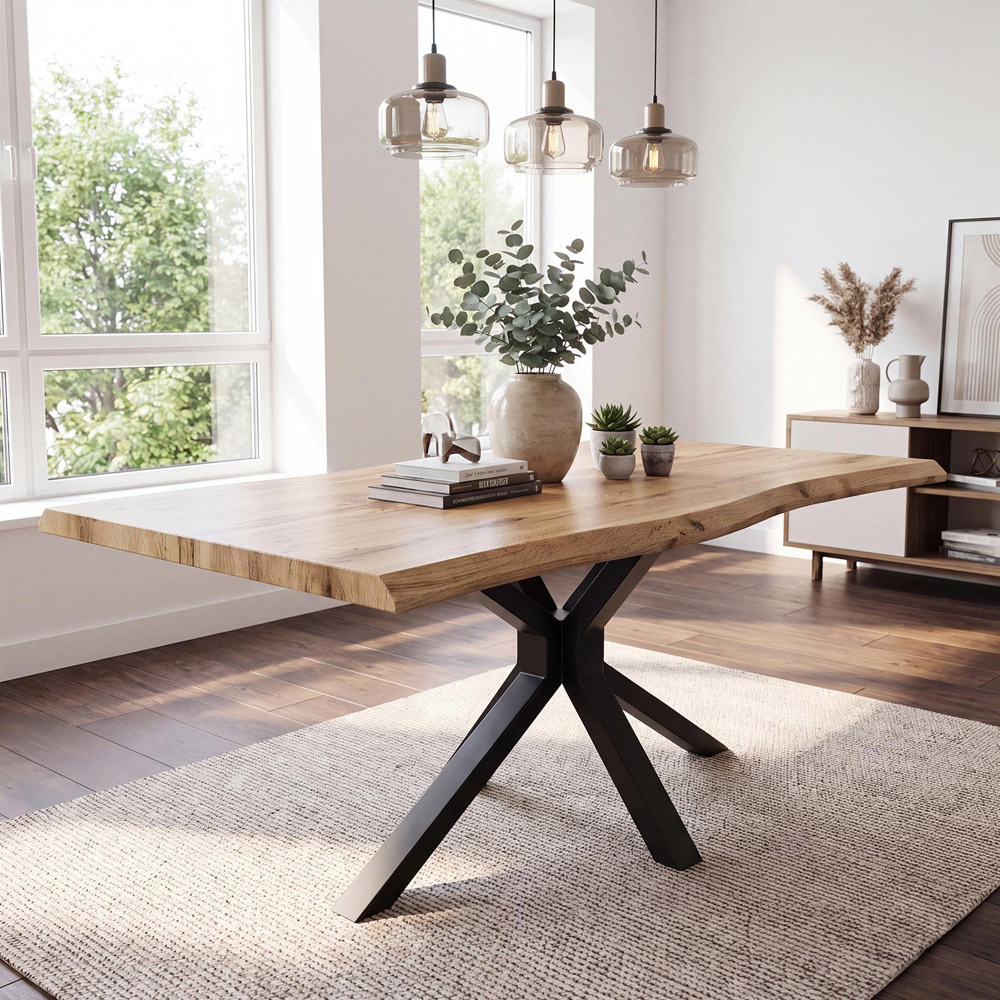 Kosy Koala 4 Seater Wooden Dining Set Black Image 3