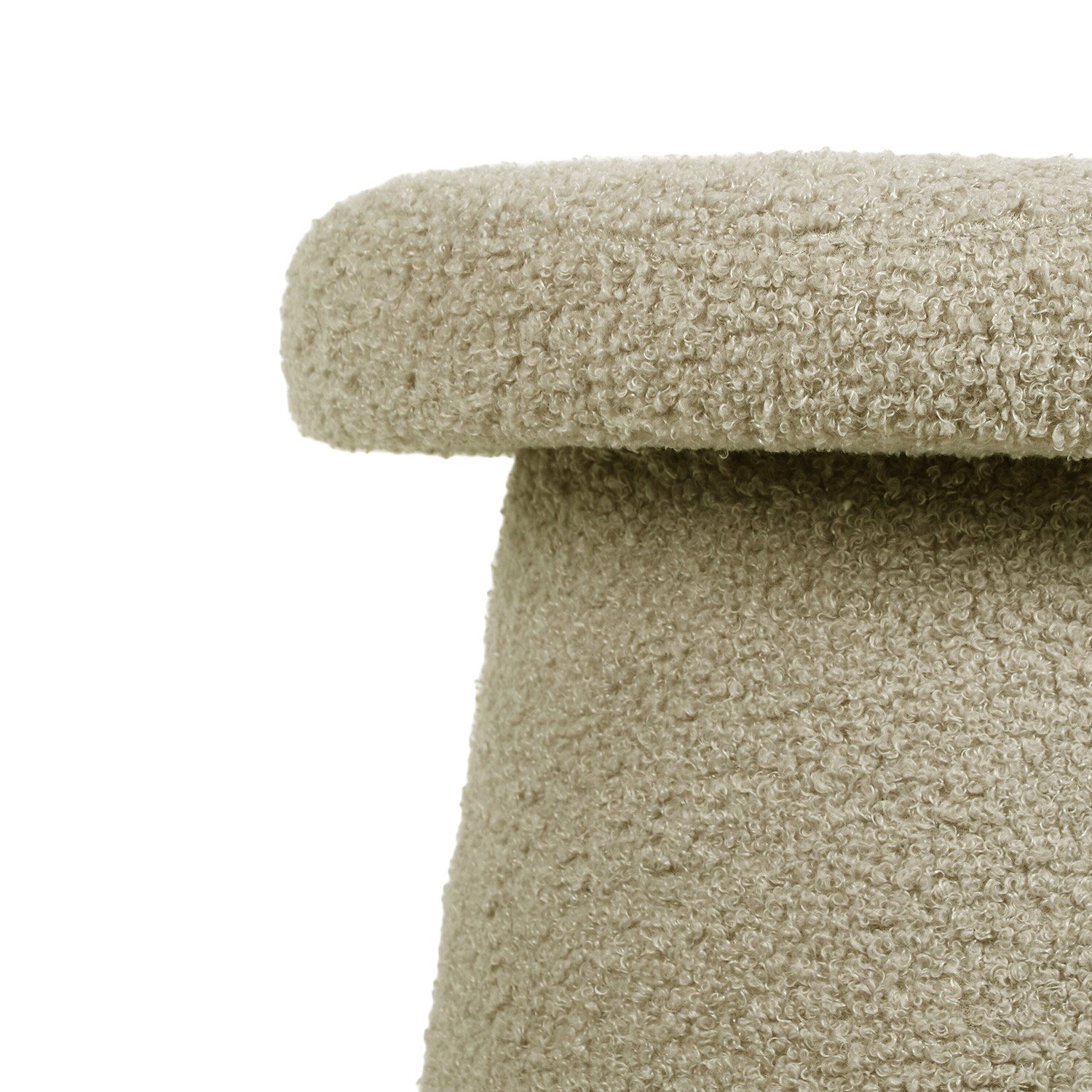 Taupe Mushroom Footstool Image 4