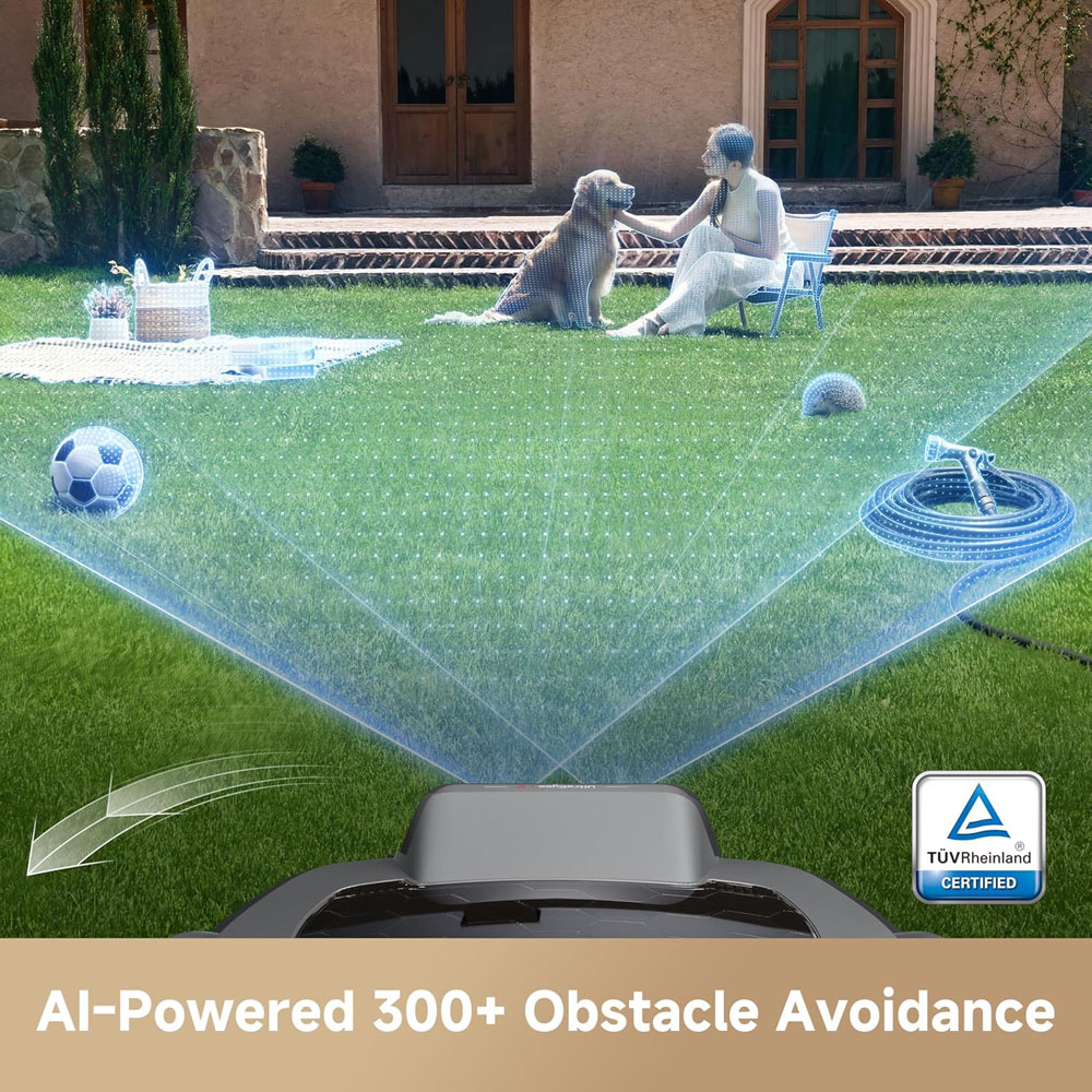Mova ViAX 300 Wire Free Auto-Mapping with Virtual Boundaries Robotic Lawnmower Image 5