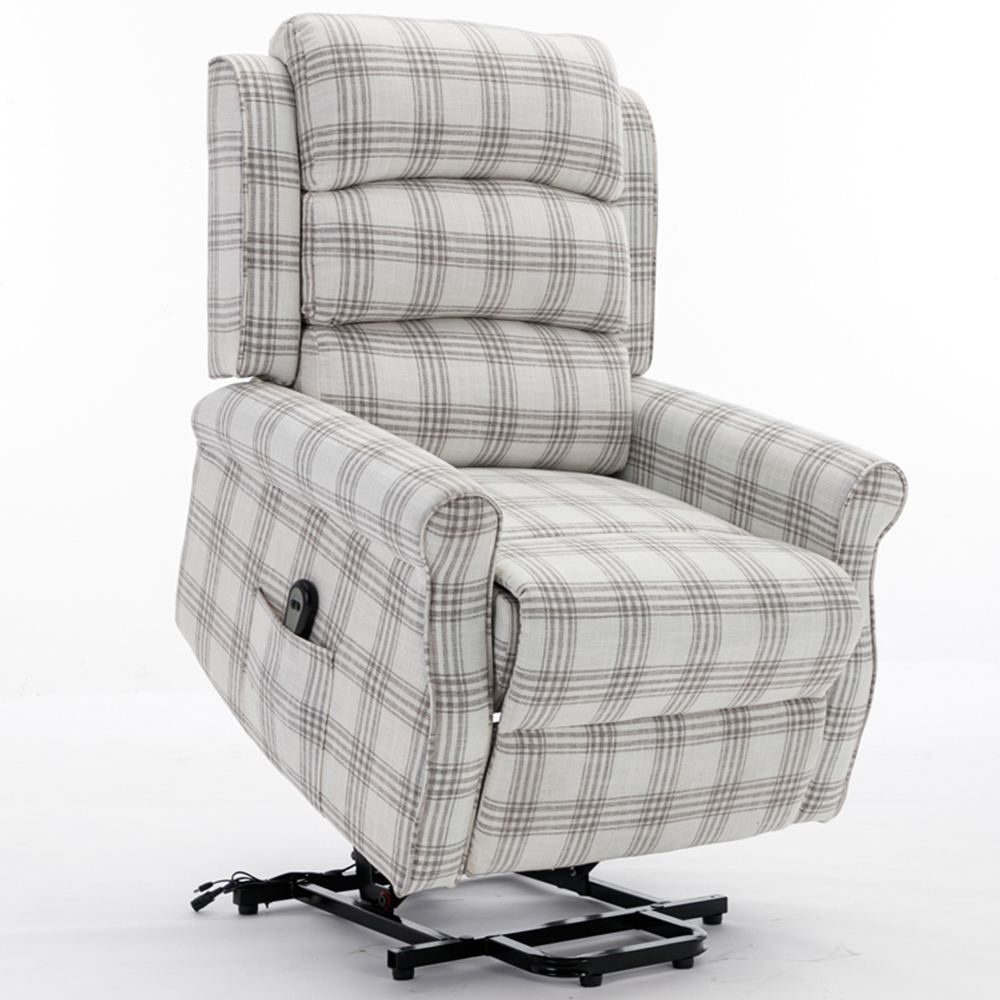 Furniture One Grey Electronic Power Lift and Tilt Chair Image 2