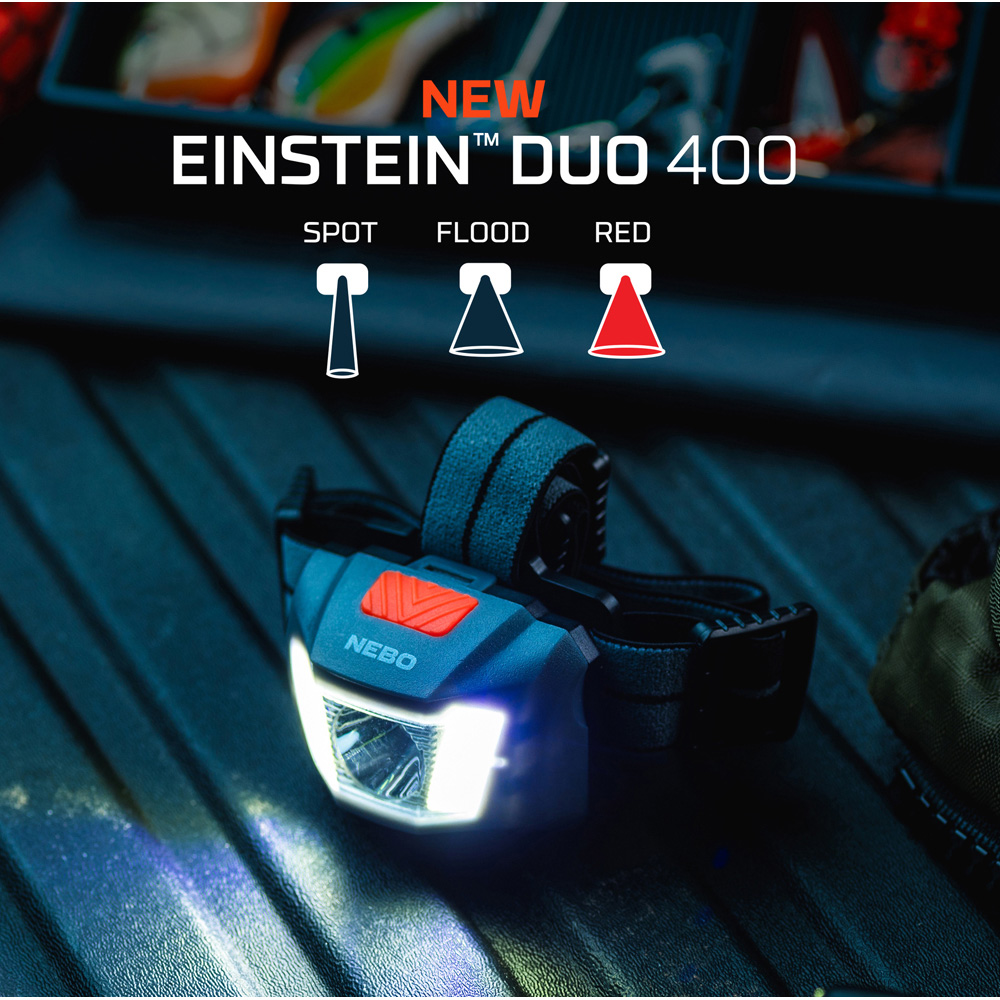 Nebo Lil Larry 500 Flex Work Light and Einstein Duo 400 Headlamp Combo Pack Image 4