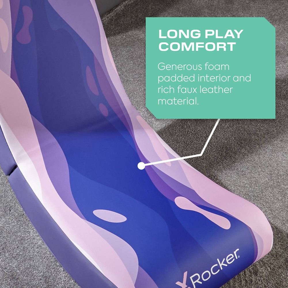 X Rocker Video Rocker Lava Pink Kids Gaming Chair Image 5