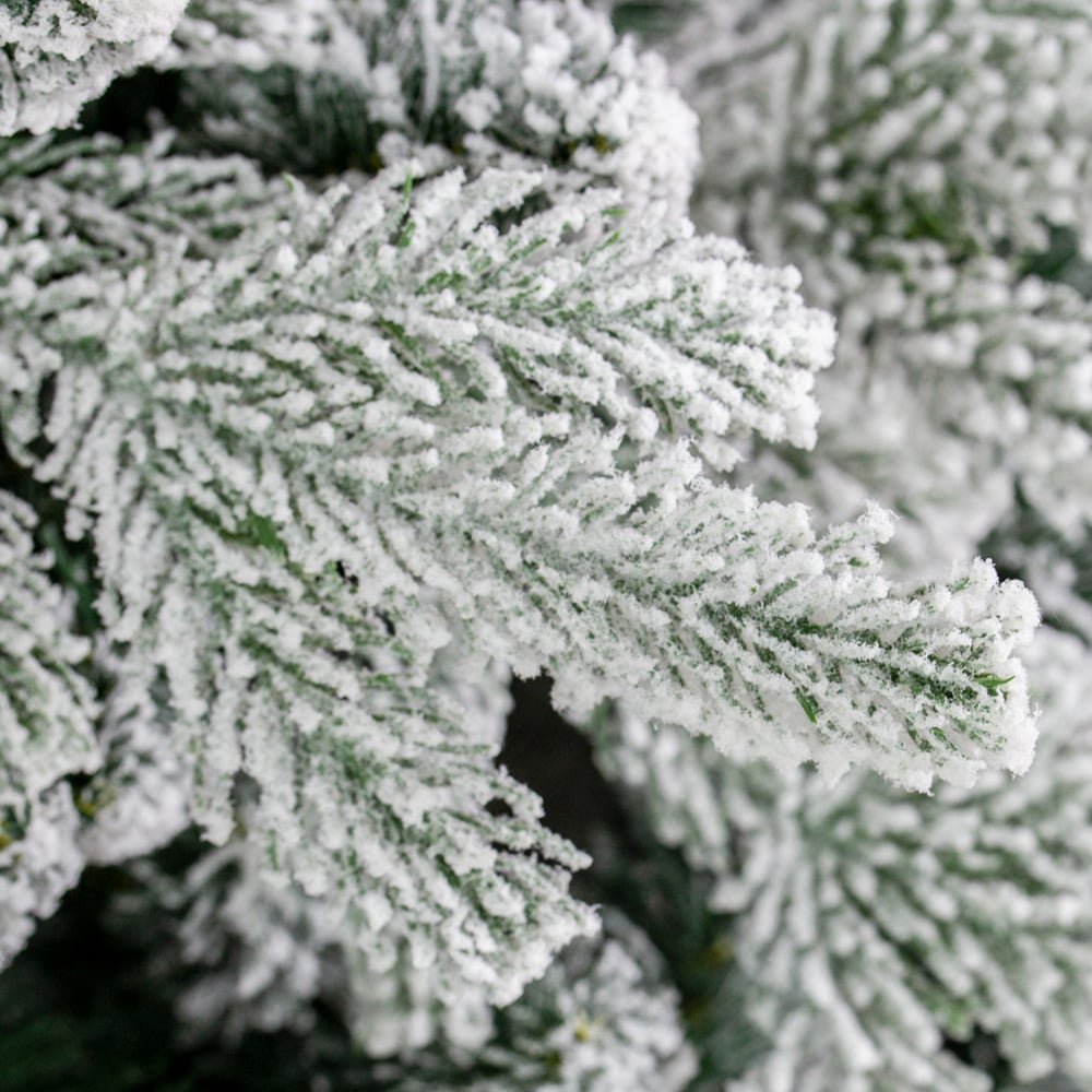 The Christmas Workshop Deluxe Snowy Artificial Xmas Tree 6ft Image 3