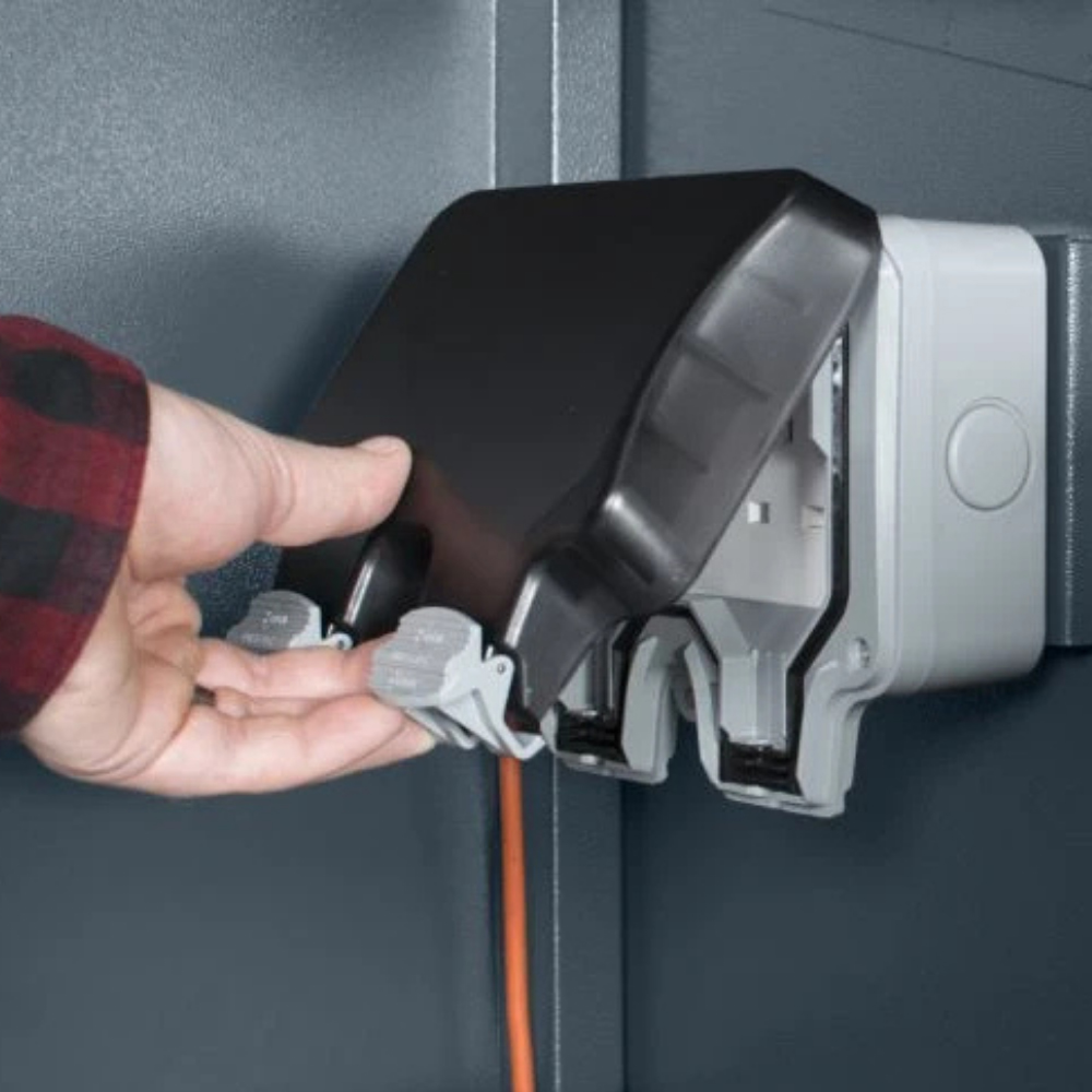 Asgard Access E Plus 8 x 4ft Double Door Grey Garden Shed Image 4