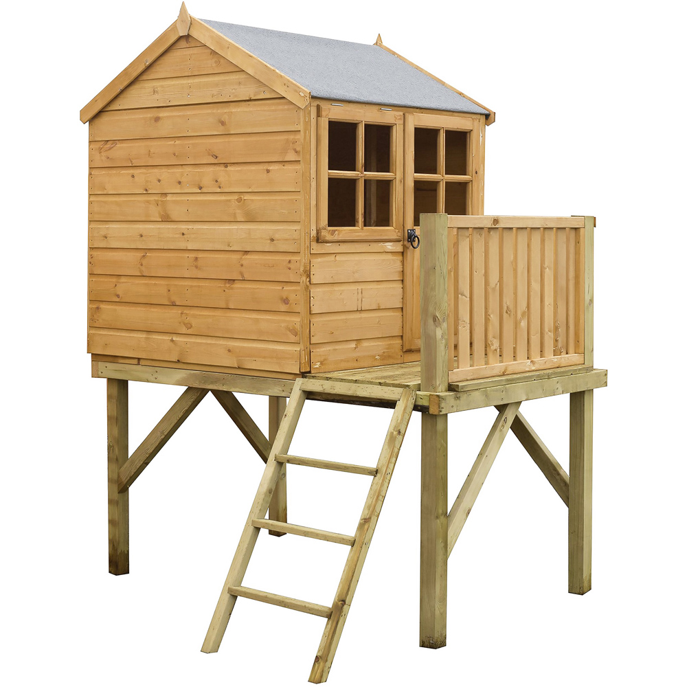 Shire Bunny Playhouse with Platform 6 x 4ft Image 1
