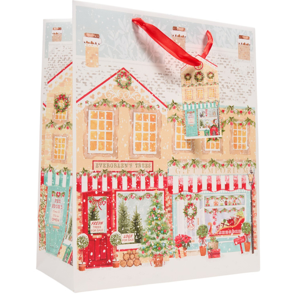 Christmas Scene Charming Gift Bag Large Image 9