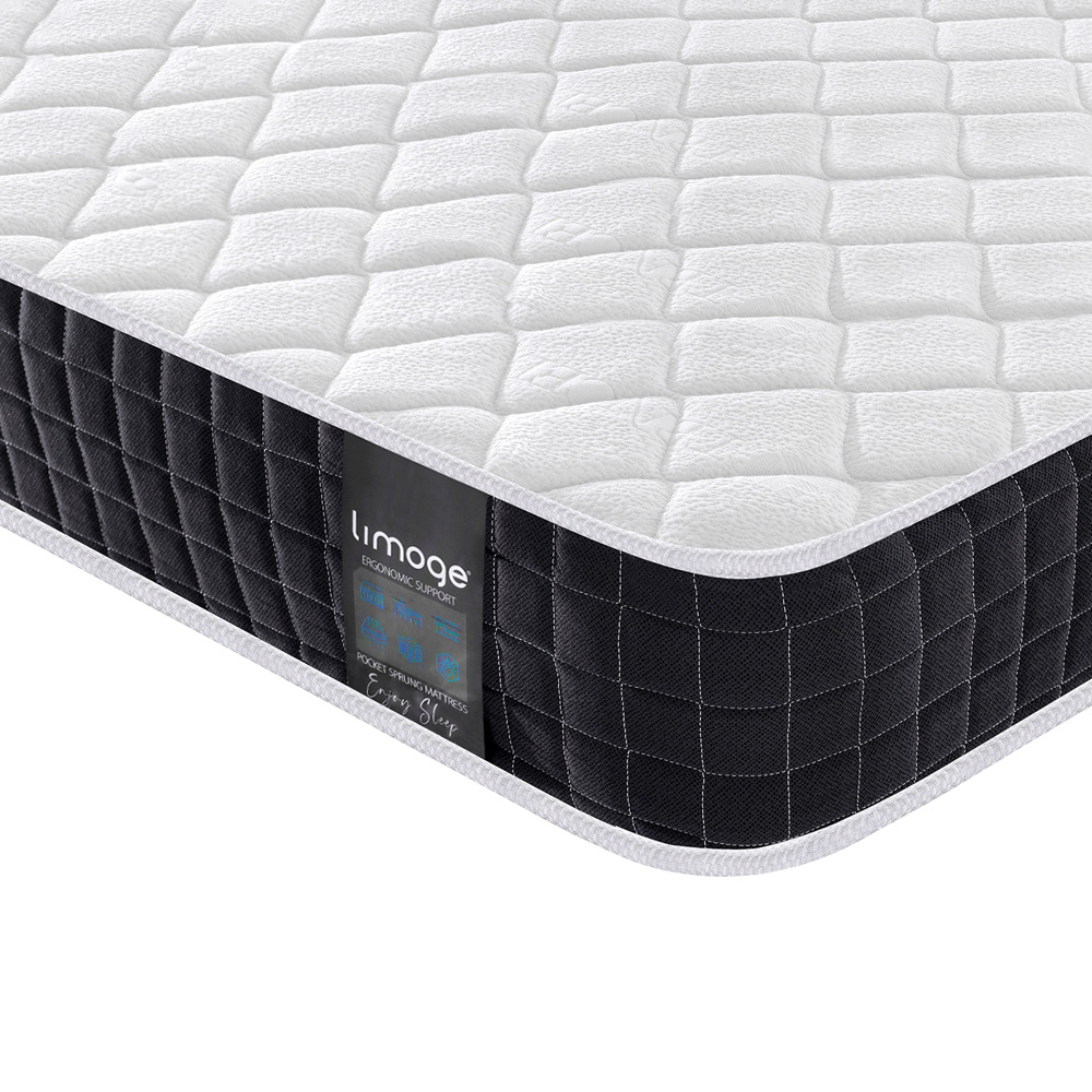 Limoge Cloud Single Medium Pillow Top Pocket Sprung Mattress Image 4