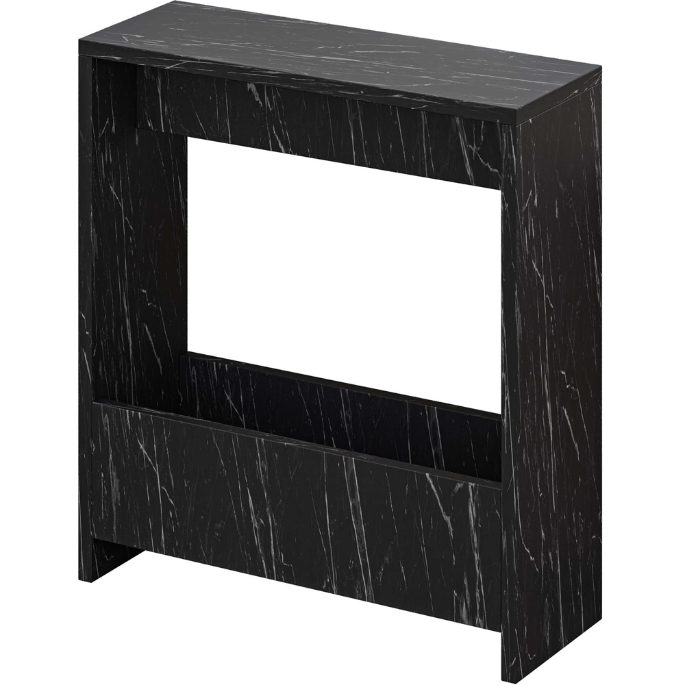 Decortie Simpi Black Marble Effect Side End Table Image 2