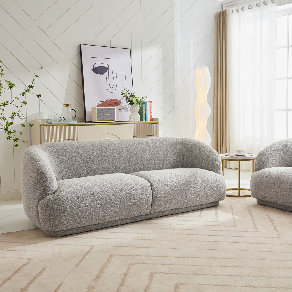 Sutton 3 Seater Taupe Sofa Image 5