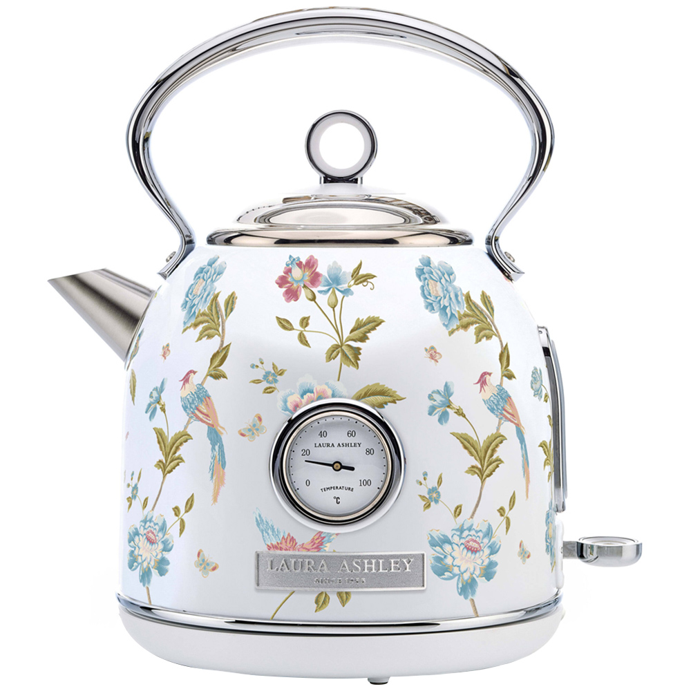 Laura Ashley Elveden White 1.7L Dome Kettle 3000W Image 1